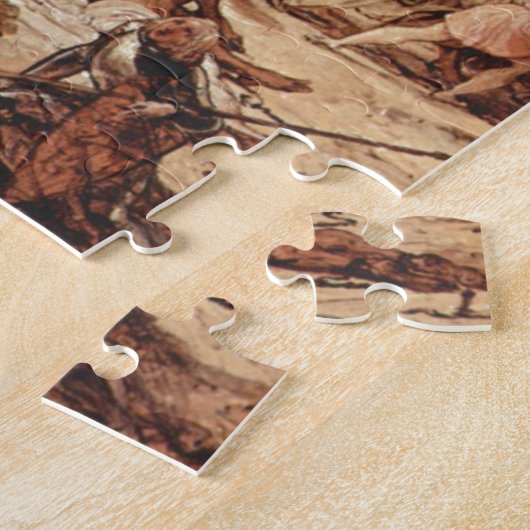 De zevende kruistocht tegen Jeruzalem door Frances Legpuzzel (Zijkant)