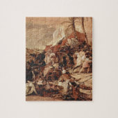 De zevende kruistocht tegen Jeruzalem door Frances Legpuzzel (Verticaal)