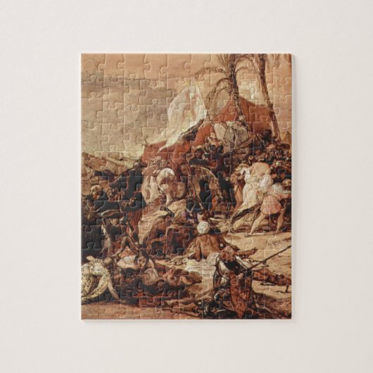 De zevende kruistocht tegen Jeruzalem door Frances Legpuzzel (Verticaal)