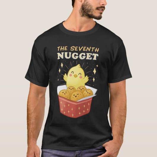 De zevende nugget liefhebber t-shirt (Voorkant)