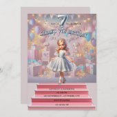 De zevende verjaardag van Sarah Kaart (Voorkant / Achterkant)