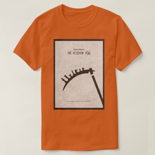 De zevende zegel, ook bekend als Det Sjunde Insegl T-shirt (Design voorkant)