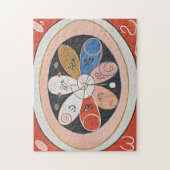 De zevenpuntige sterren | Hilma af Klint Legpuzzel (Verticaal)