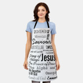 De zeventien namen van Jezus Christelijk Schort (Gedragen)