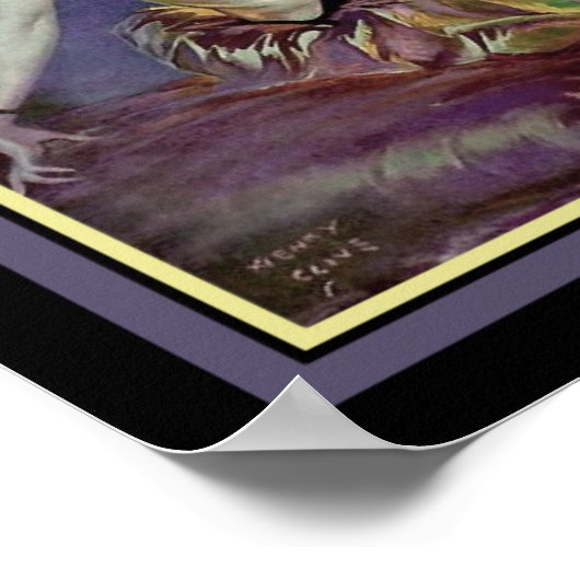 De Ziegfeld Theater van 1920 van Henry Clive Poster (Hoek)