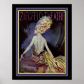 De Ziegfeld Theater van 1920 van Henry Clive Poster (Voorkant)
