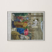 De zieke van de Palsy die naar Christus werd gebra Legpuzzel (Horizontaal)