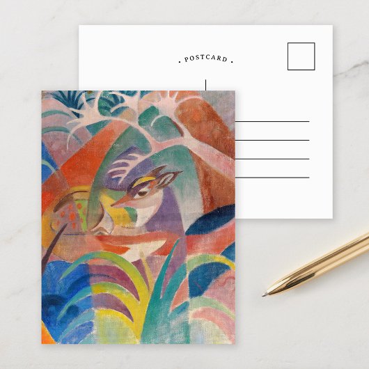 De zieke vos | Jean Bloé Niestlé Briefkaart