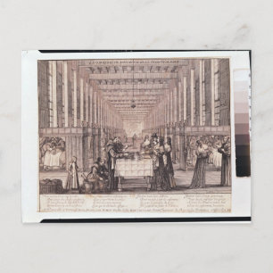 De ziekenboeg van de liefdadigheidsinstelling briefkaart