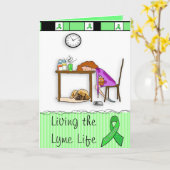 De Ziekte "het Denken van Lyme van u" de Kaart van (Gele Bloem)