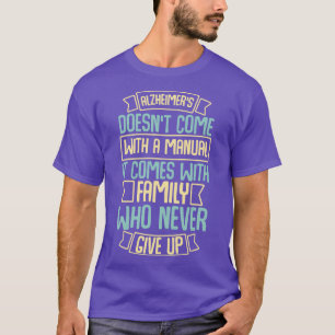 De ziekte van Alzheimer komt niet met een manuele  T-shirt
