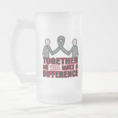 De ziekte van Parkinson samen maken we een verschi Matglas Bierpul (Links)