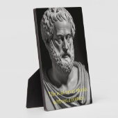 De ziel denkt nooit zonder afbeelding fotoplaat (Zijkant)