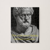 De ziel denkt nooit zonder afbeelding legpuzzel (Verticaal)