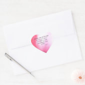 De ziel - hart sticker (Envelop)