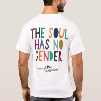De ziel heeft geen geslacht Papier Licht, niet-bin T-shirt