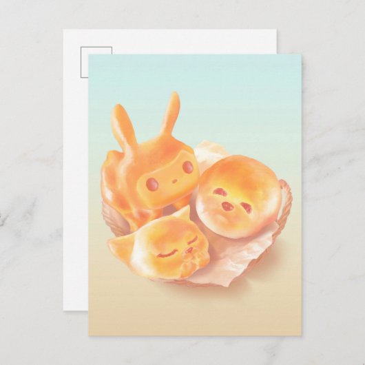 De ziel van brood aankondigingskaart (Voorkant / Achterkant)