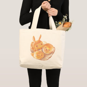 De ziel van brood grote tote bag