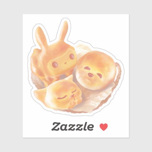 De ziel van brood sticker (Vel)