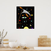 de ziel van de buitenruimte poster (Keuken)