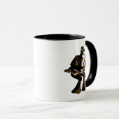 De ziel van de jazz vastleggen mok (Voorkant rechts)