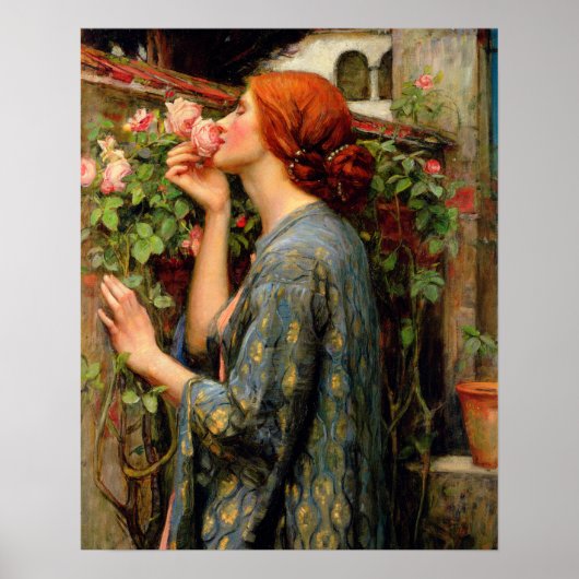 De Ziel van de Roos - John William Waterhouse Poster (Voorkant)