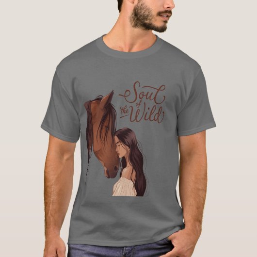 De ziel van de Wild Horse jongen T-shirt (Voorkant)