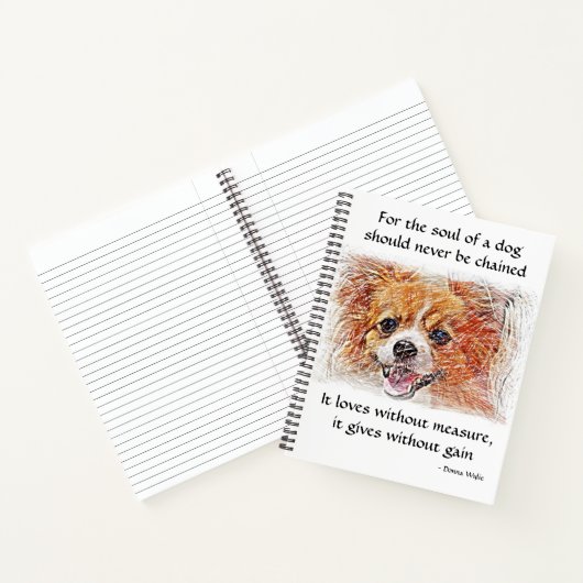 De ziel van een hond - Chihuahua Notitieboek (Binnen)