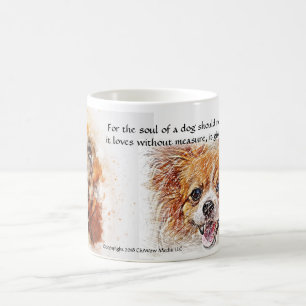 De ziel van een hond koffiemok