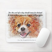 De ziel van een hond muismat (Met muis)