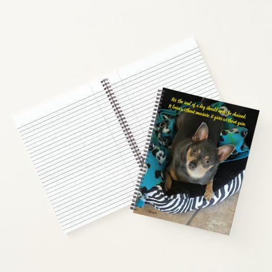 De ziel van een hond notitieboek (Binnen)