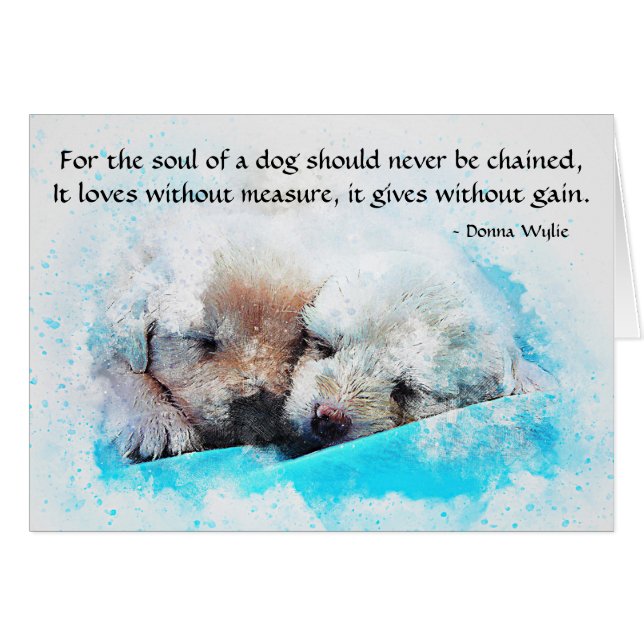 De ziel van een hond - Puppies (Voorkant Horizontaal)