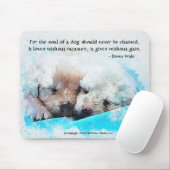 De ziel van een hond - Puppies Muismat (Met muis)