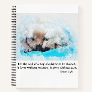 De ziel van een hond - Puppies Notitieboek