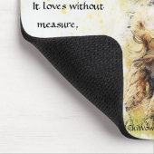 De ziel van een hond - Standing Yorkie Muismat (Hoek)