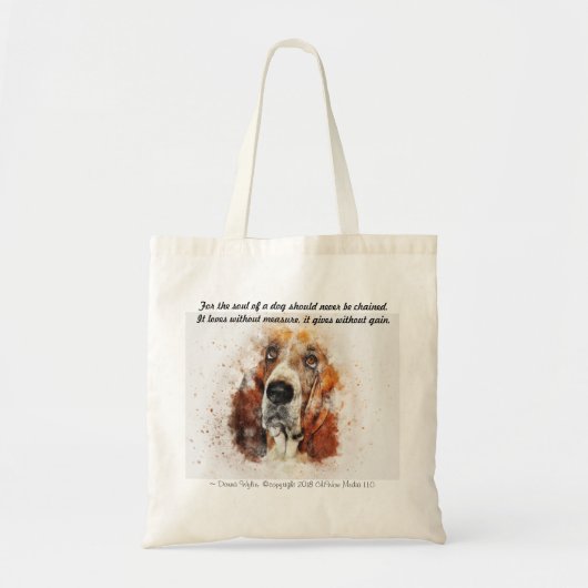 De ziel van een hond tote bag (Voorkant)