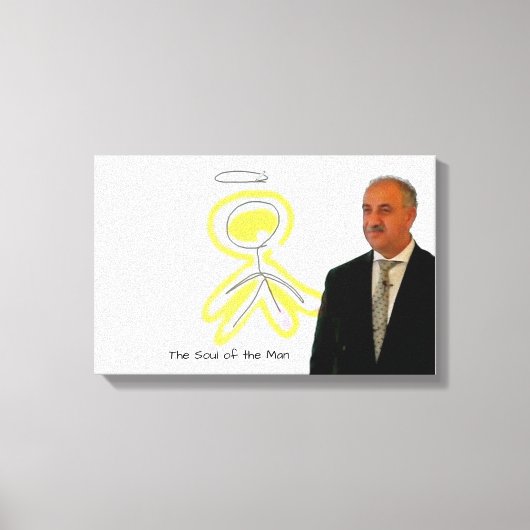 De ziel van het Man Canvas Afdruk (Voorkant)