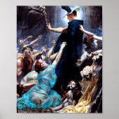 De zielen van Acheron door Adolf Hiremy Hirschl 18 Poster (Voorkant)