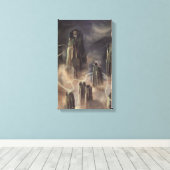 De zielen van de berg (door Remedios Varo) Canvas Afdruk (Insitu (Houten vloer))