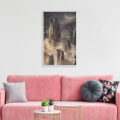 De zielen van de berg (door Remedios Varo) Canvas Afdruk (Insitu (Woonkamer))