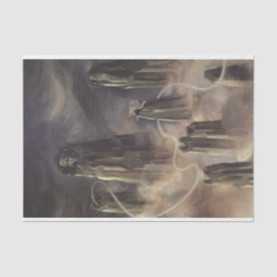 De zielen van de berg (door Remedios Varo) Tissuepapier