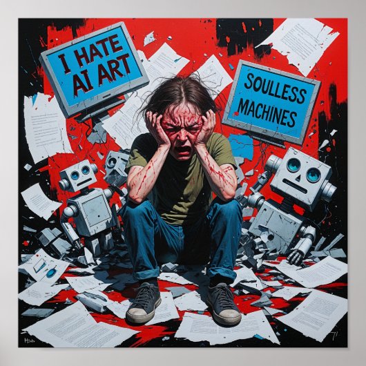 De zielloze machine: 7 poster (Voorkant)