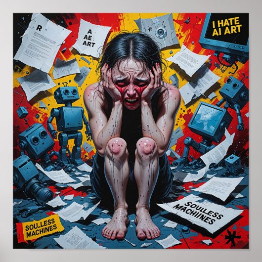 De zielloze machine: 8 poster (Voorkant)