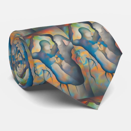 De zielsverwanten stropdas (Opgerold)