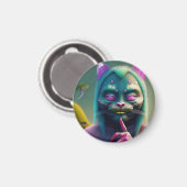 De ziener staat op het punt een waarneming te doen magneet (Voorkant / Achterkant)