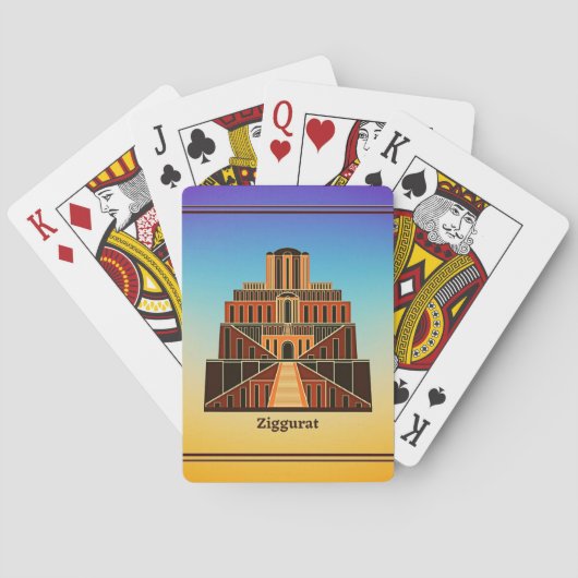 De Ziggurat Classic speelkaarten (Achterkant)