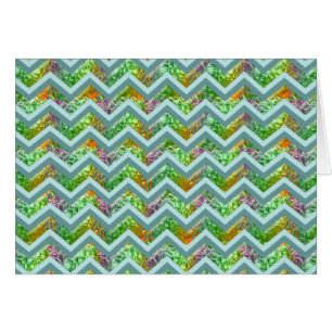 De Zigzag van het gebrandschilderd glas