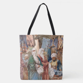 "De Zijde Bazaar" kunsttassen Tote Bag