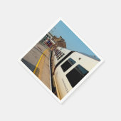 De zijkant van een trein servet (Hoek)