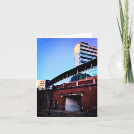 De zijkant van het treinstation kaart